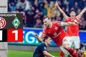 Mainz 05 vs Werder Bremen 1-1: Silvan Widmer chớp thời cơ sút tung lưới mở bàn, Jens Stage kịp cứu thua, chia điểm hấp dẫn