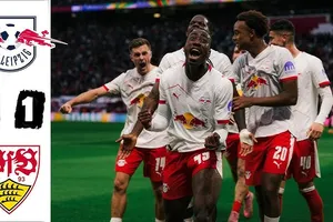 RB Leipzig vs Stuttgart 3-1: Jeff Chabot bất ngờ phản lưới nhà, Yan Diomande nhân đôi tỷ số, Tiago Tomas ghi bàn, Romulo Cardoso ấn định 3 điểm