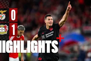 Benfica vs Leverkusen 0-1: Người hùng đến từ vị trí dự bị, Patrik Schick chớp thời cơ đánh đầu hạ HLV Mourinho dù Benfica thi đấu hay hơn nhưng kém duyên 