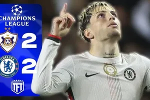Qarabag vs Chelsea 2-2: Ngang tài cân sức, rượt đuổi hấp dẫn Estevao mở bàn, Andrade gỡ hòa, Jankovic ngược dòng nhờ penalty, Garnacho cứu thua