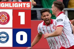 Girona vs Alaves 1-0: Bryan Gil căng ngang dọn cỗ, Viktor Tsyhankov đánh đầu đẹp mắt ghi bàn duy nhất, VAR ngăn Antonio Blanco cứu thua