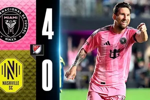 Inter Miami vs Nashville 4-0: Bộ đôi Messi, Allende đua tài ghi cú đúp, trút mưa bàn thắng, giành chiến thắng thuyết phục