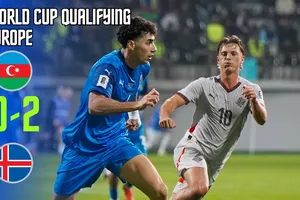 Azerbaijan vs Iceland 0-2: Lần lượt Albert Gudmundsson, Sverrir Ingi Ingason lập công, sớm giành gọn cục diện sau 39 phút thi đấu