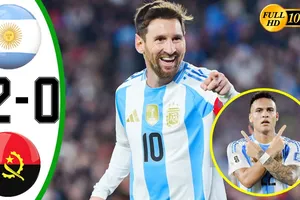 Giao hữu, Angola vs Argentina 0-2: Song sát Lautaro Martinez - Messi nhịp nhàng, đua tài ghi bàn, giành chiến thắng dễ dàng 