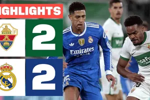 Elche vs Real Madrid 2-2: Hiệp 2 bùng nổ 4 bàn thắng, Huijsen, Bellingham lập công, Febas, Alvaro Rodriguez bất ngờ cầm chân Mbappe và HLV Xabi Alonso