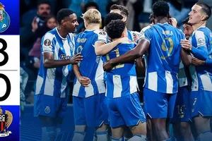 Porto vs Nice 3-0: Gabri Veiga tỏa sáng cú đúp trong 33 phút, Samu Omorodion ấn định chiến thắng trên chấm penalty