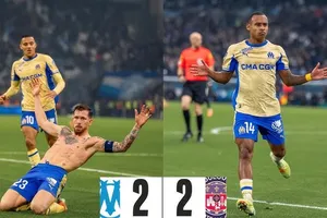Marseille vs Toulouse 2-2: Emersonn mở bàn, Igor Paixao, Pierre-Emile Hojbjerg ngược dòng nhưng Santiago Hidalgo kịp níu chân Marseille phút bù giờ