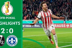 SC Freiburg vs Darmstadt 2-0: Vincenzo Grifo khai bàn trên chấm penalty, Lucas Holer chốt hạ chiếc vé đi tiêp DFB Cup