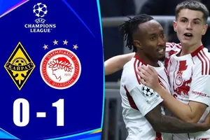 Kairat vs Olympiacos 0-1: Mehdi Taremi tỉa bóng, Gelson Martins đột phá, sút góc hẹp giành gọn chiến thắng