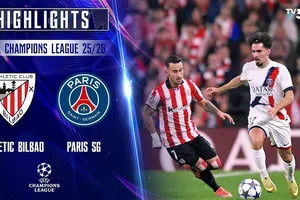 Athletic Bilbao vs PSG 0-0: Fabian, Barcola, Mayulu, Kvaratskhelia dàn công bất lực, Simon, Areso, Vivian, Yuri, Boiro chống đỡ kiên cường