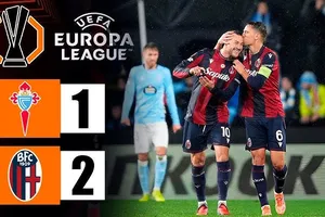 Celta Vigo vs Bologna 1-2: Bryan Zaragoza đệm bóng cận thành mở bàn, Federico Bernardeschi ngược dòng cú đúp nhờ penalty