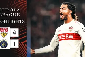 Stuttgart vs M.Tel Aviv 4-1: Thế trận áp đảo, Assignon, Tomas, Mittelstadt, Vagnoman vùi dập đối thủ, Roy Revivo ghi bàn danh dự