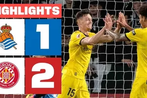 Real Sociedad vs Girona 1-2: Guedes mở bàn nhưng Tsygankov xuất thần cú đúp ngược dòng, bỏ túi 3 điểm xứng đáng