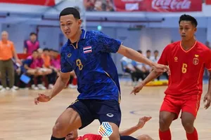 Futsal Myanmar vs Futsal Thái Lan 0-3: Praphaphan, Phalaphruek, Attipong Munphlai thể hiện đẳng cấp, ĐKVĐ toàn thắng 2 trận