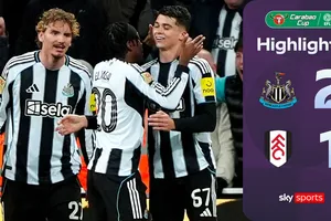 Newcastle vs Fulham 2-1: Wissa chớp thời cơ đá bồi mở bàn, Lukic gỡ hòa, Tonali tạt bóng, Miley đánh đầu giành vé bán kết League Cup