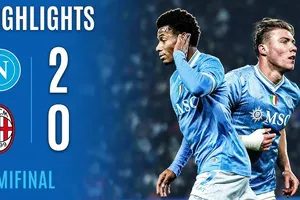 Napoli vs AC Milan 2-0: Ngày Hojlund thăng hoa, Hojlund kiến tạo, Neres mở bàn, Hojlund chốt hạ vé chung kết Copa del Rey 2025