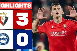 Osasuna vs Alaves 3-0: Gục ngã 18 phút cuối, Ante Budimir ghi cú đúp nhờ penalty, Raul Garcia chốt hạ 3 điểm phút bù giờ