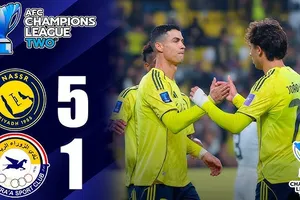 Al Nassr vs Al Zawraa 5-1: Kingsley Coman ghi cú đúp, Wesley, Al-Amri, Joao Felix vùi dập đối thủ, Ronaldo và đồng đội tạm xếp nhất bảng