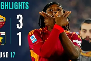 AS Roma vs Genoa 3-1: Matias Soule, Kouadio Kone, Evan Ferguson áp đảo thế trận, Roma vượt mặt Juve tạm giành vị trí thứ 4 Serie A
