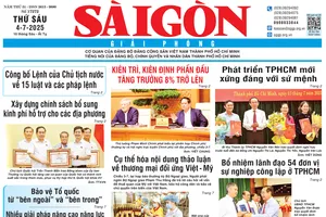 Báo Sài Gòn Giải Phóng ngày 4/7/2025