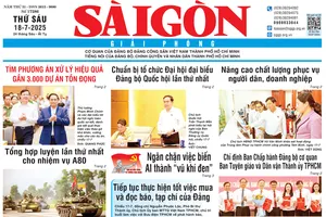Báo Sài Gòn Giải Phóng ngày 18/7/2025