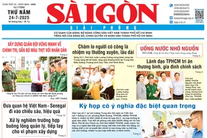 Báo Sài Gòn Giải Phóng ngày 24/7/2025