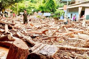 Mưa lũ lịch sử ở Nghệ An: Huy động lực lượng giúp dân khắc phục thiệt hại