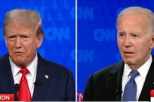 Tổng thống Mỹ Joe Biden và cựu Tổng thống Donald Trump tranh luận gay gắt