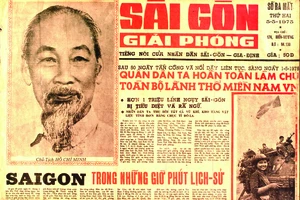 Báo Sài Gòn Giải Phóng gửi tặng đến bạn đọc bản ePaper số báo đầu tiên ra ngày 5-5-1975