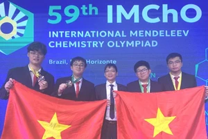 Đội tuyển Việt Nam tham dự kỳ thi Olympic Hóa học quốc tế Mendeleev lần thứ 59