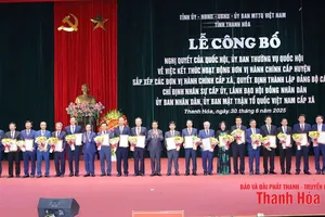 Danh sách lãnh đạo chủ chốt 166 phường, xã mới ở Thanh Hóa