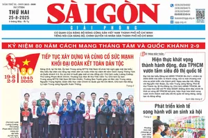 Báo Sài Gòn Giải Phóng ngày 25/8/2025