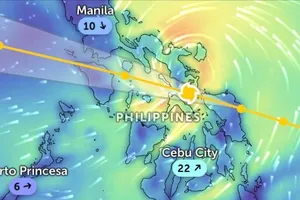 Bão Bualoi sắp vượt Philippines, mạnh trở lại trên Biển Đông