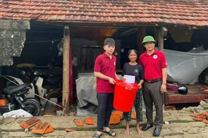 Hội Chữ thập đỏ Việt Nam cứu trợ khẩn cấp người dân bị thiệt hại do bão số 10