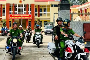 Công an cùng doanh nghiệp chung tay giữ trật tự địa bàn