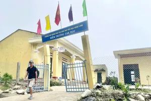 Điểm trường Tak Ngo thuộc trường phổ thông dân tộc bán trú tiểu học Ngọc Linh (xã Trà Linh, TP Đà Nẵng)