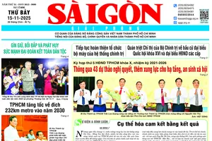 Báo Sài Gòn Giải Phóng ngày 15/11/2025