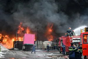 Hiện trường vụ cháy