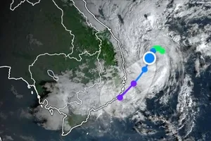 Từ đêm 2-12, nhiều nơi ở Trung bộ mưa to