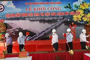 Khởi công 2 dự án cầu hơn 232 tỷ đồng tại Tiền Giang