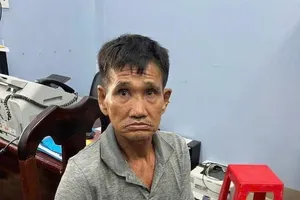 Hồ Văn Quân bị bắt giữ. Ảnh: CA