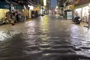 Đồng Tháp: Nước trên sông Tiền lên nhanh gây ngập úng 