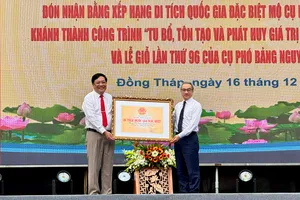 Mộ cụ Phó bảng Nguyễn Sinh Sắc được xếp hạng Di tích Quốc gia đặc biệt