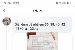 Đề thi Toán bị lọt ra ngoài khi còn 5 phút cuối cùng