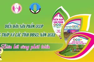 Diễn đàn OCOP Đồng Tháp và ĐBSCL thu hút 350 gian hàng tham gia