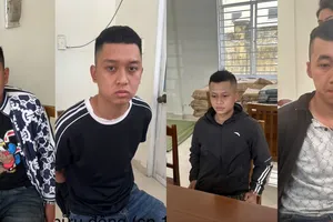 Các đối tượng tại Cơ quan điều tra. Ảnh: CACC