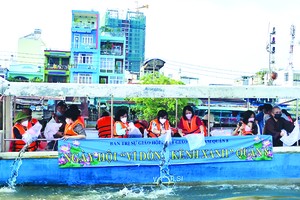 第八郡佛教會組織放生活動