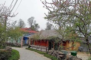 石頭仔村美麗的春景。