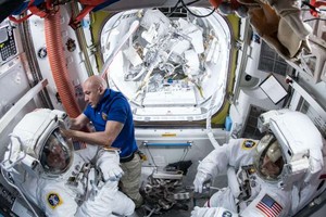 俄羅斯聯邦航天局官員3月12日稱，外部對俄制裁，可能會幹擾俄羅斯對國際太空站（ISS）的服務，甚至導致它墜毀，呼籲解除有關措施。圖源：互聯網