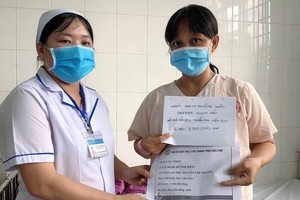 潘通興的慈善志願組經常給家境貧困的 產婦、新生兒予以輔助。